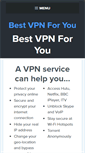 Mobile Screenshot of bestvpnforyou.com